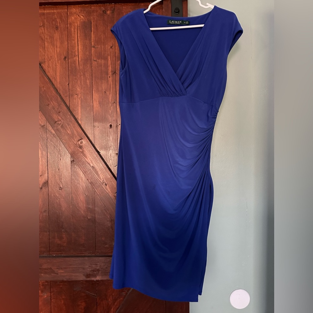 Ralph Lauren, blue dress – size 10